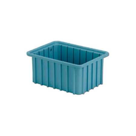 Lewisbins LEWISBins Divider Box  DC1050 10-13 x 8-5 x 5, Light Blue, PK16 DC1050  Lt Blue